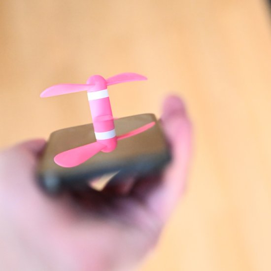 Mini-fläkt för iPhone och Android - Sulje napsauttamalla kuva