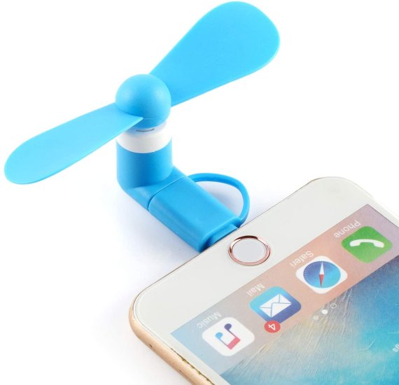 Mini-fläkt för iPhone och Android - Sulje napsauttamalla kuva