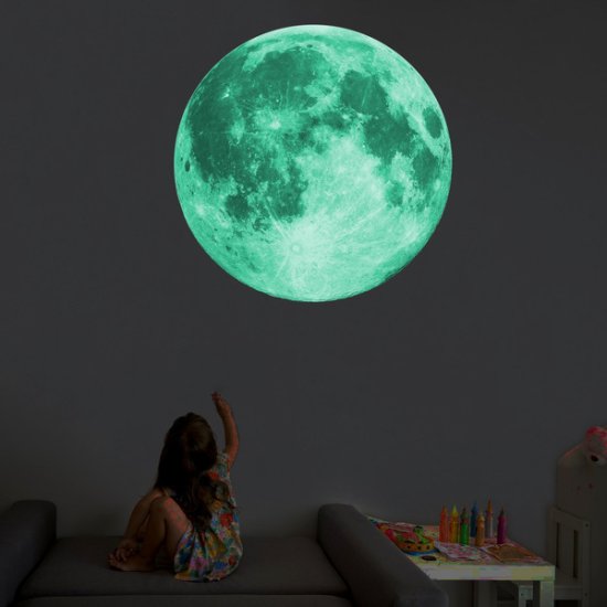 Moon 3D Wall Stickers - Sulje napsauttamalla kuva
