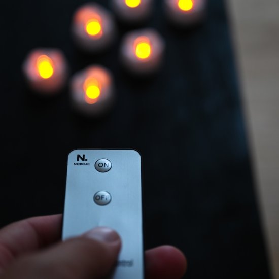 LED-lämpökynttilä (6 kpl) - Sulje napsauttamalla kuva