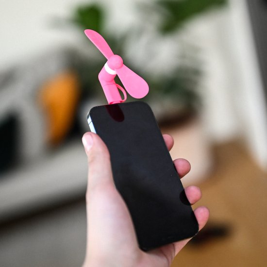 Mini-fläkt för iPhone och Android - Sulje napsauttamalla kuva