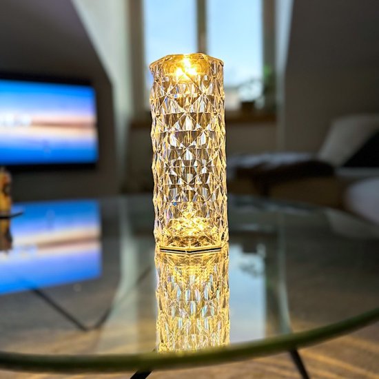 Langaton pöytälamppu Prisma - 16 väriä - Sulje napsauttamalla kuva