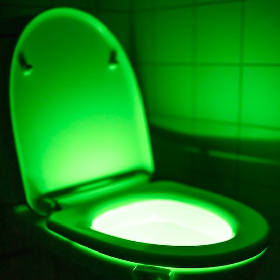 LED valaistus WC:hen - Sulje napsauttamalla kuva
