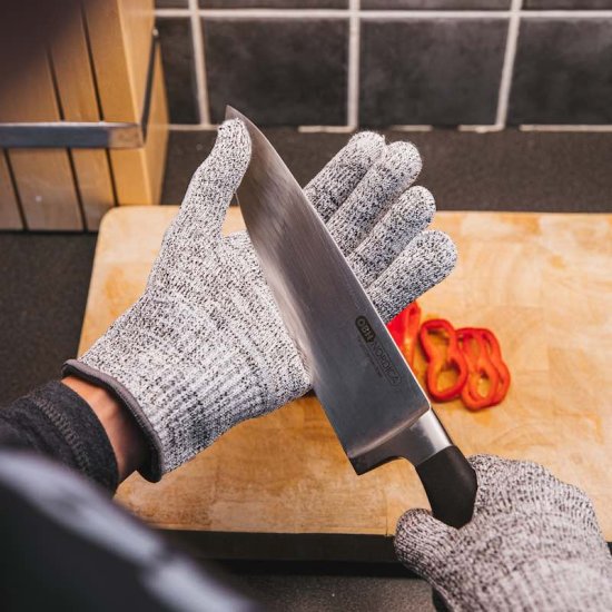 Suojakäsineet leikkaamiseen (ruostumaton teräs) - Sulje napsauttamalla kuva