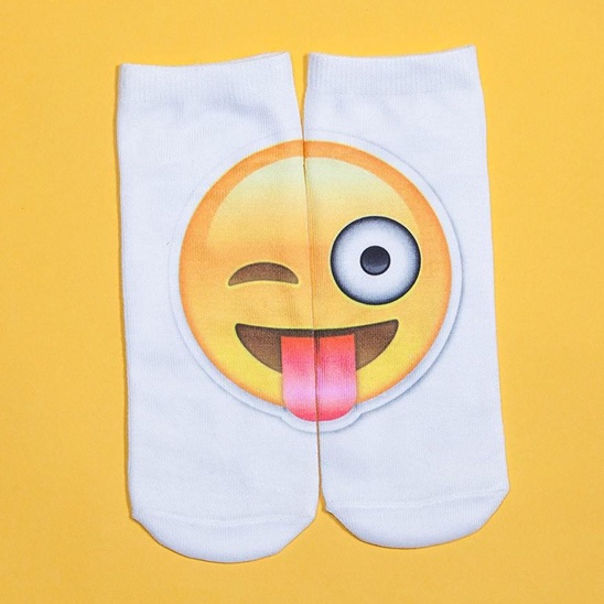 Emoji sukat (4 pair) - Sulje napsauttamalla kuva