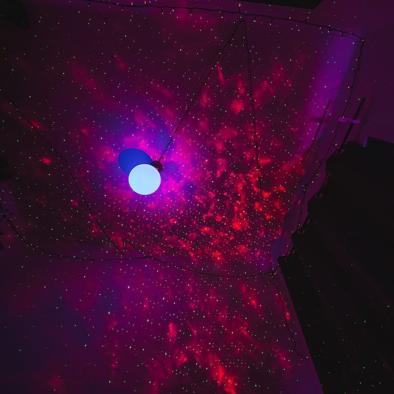 Laserprojektori - Tähtitaivas